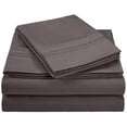 thumbnail image 1 of Wrinkle-Resistant 2-Line Embroidery Microfiber Sheet Set, 1 of 2
