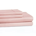 thumbnail image 1 of Wrinkle-Resistant Cotton Sheet Set - Cal King, Peach, 1 of 1