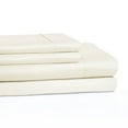 thumbnail image 1 of Wrinkle-Resistant Cotton Sheet Set Ivory / King, 1 of 1