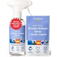 thumbnail image 1 of Wrinkle & Static Releaser - Release for Clothes, Linen, Sheet Fabrics Spray Plant-Based 1 Pouch 3oz Refill with 12oz Reusable Empty Bottle, 1 of 5