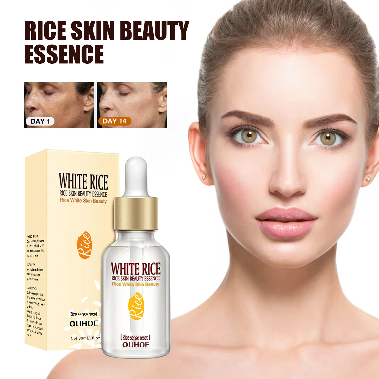 Wrinkles Essence Serums Moisturizing AntiWrinkle Essence with Rice