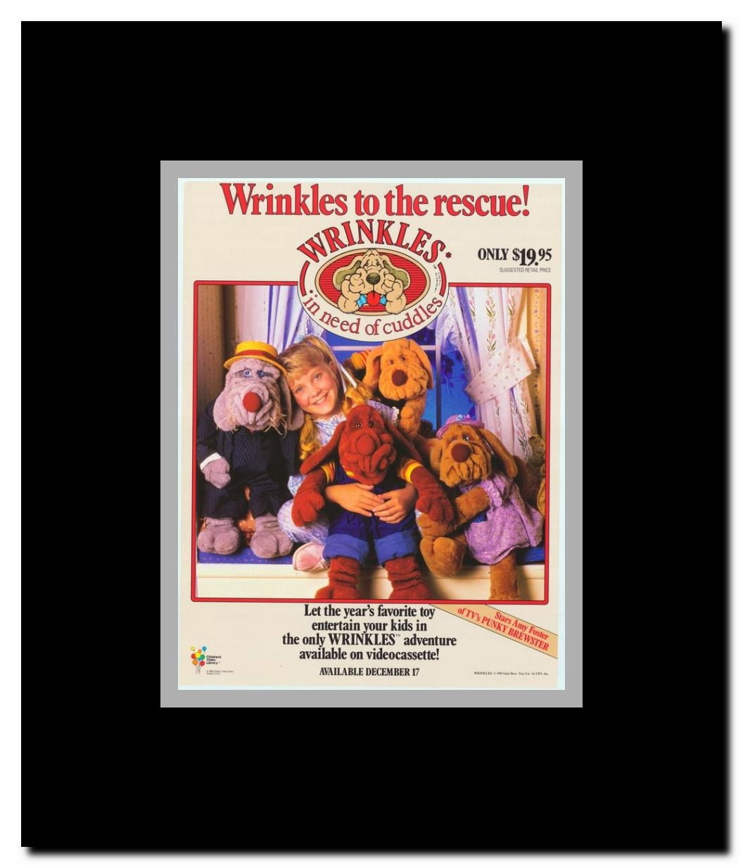 Wrinkles: In Need of Cuddles Framed Movie Poster