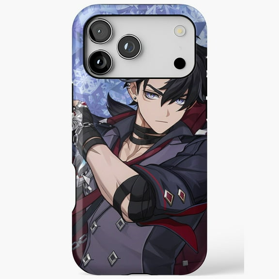 Wriothesley Genshin Impact Cryo Catalyst Fontaine iPhone Case 17 through 11 Pro Max