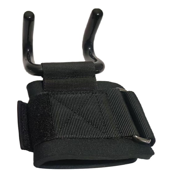 Wrist Auxiliary Support Belt Fitness Belt with Hook Adjustable Tightness for Weightlifting and Pull Ups