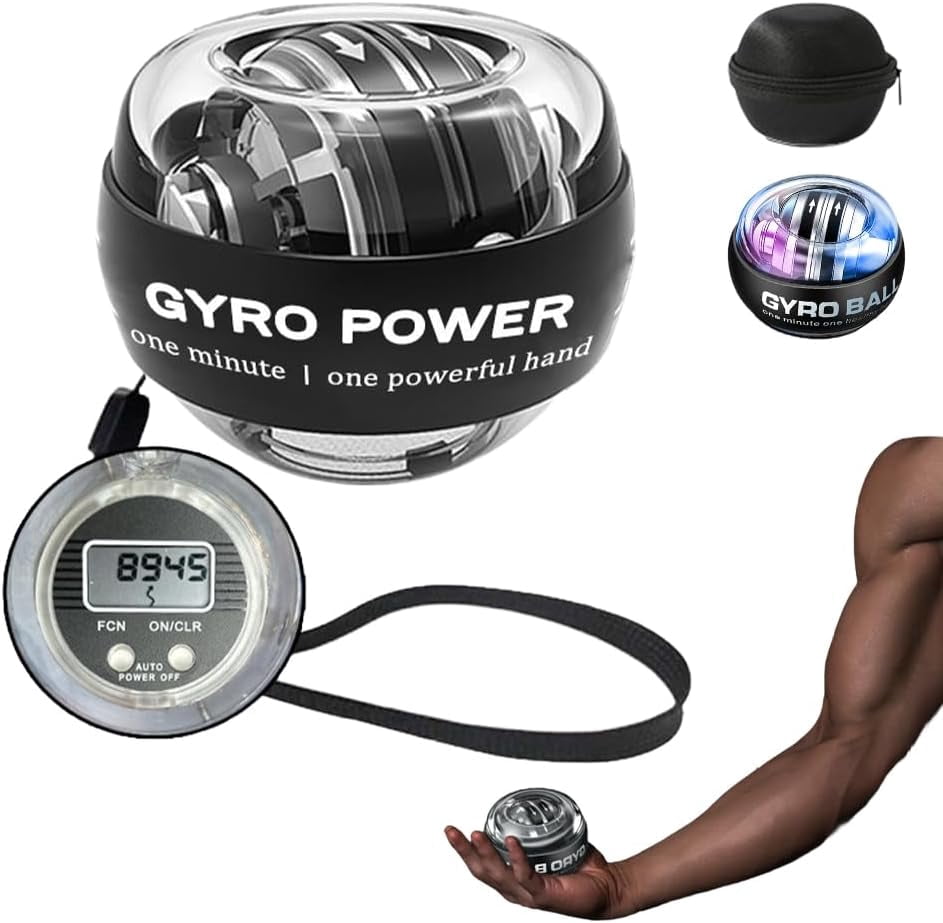 Wrist Ball Hand Exerciser, Auto-Start Torque Ball with LCD Counter ...