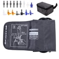 thumbnail image 1 of Wrist Blood Pressure Cuff with 16 Connectors and Storage Bag, Universal Compatible Design, Premium Durable Material for Home Clinical Daily Use(8.7-12.6in), 1 of 6