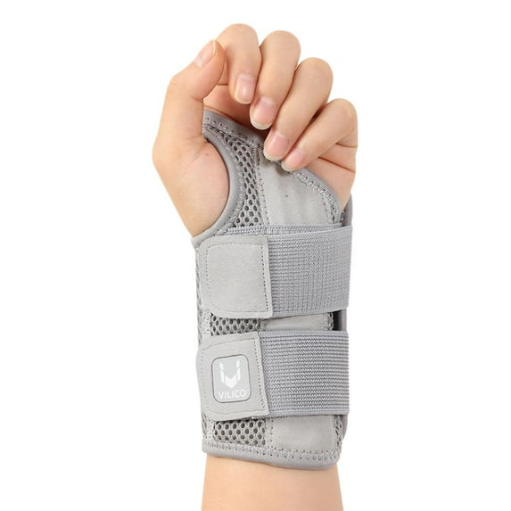 Wrist Brace Carpal Tunnel, Adjustbale Wrist Support & Metal Splint Stabilizer