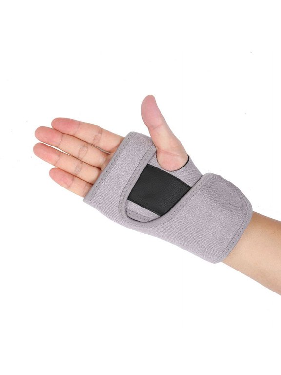 Wrist Brace - Carpal Tunnel Hand Compression Support Wrap for Men, Women, Tendinitis, Bowling, Sports Injuries Pain Relief - Removable Splint - Universal Ergonomic Fit