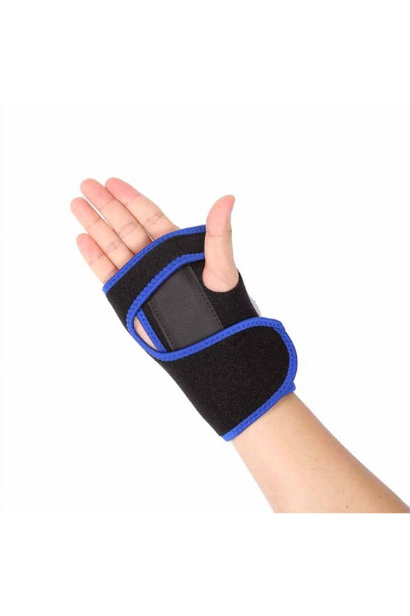Wrist Brace - Carpal Tunnel Hand Compression Support Wrap for Men, Women, Tendinitis, Bowling, Sports Injuries Pain Relief - Removable Splint - Universal Ergonomic Fit
