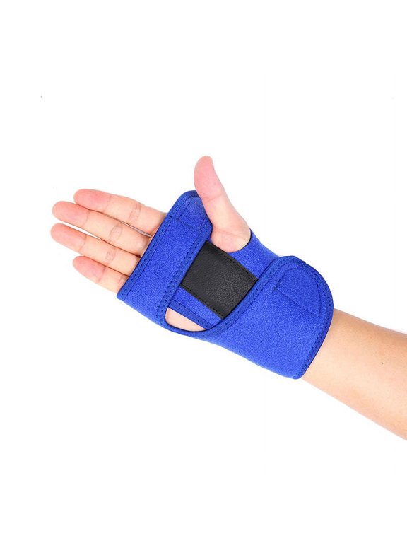 Wrist Brace - Carpal Tunnel Hand Compression Support Wrap for Men, Women, Tendinitis, Bowling, Sports Injuries Pain Relief - Removable Splint - Universal Ergonomic Fit