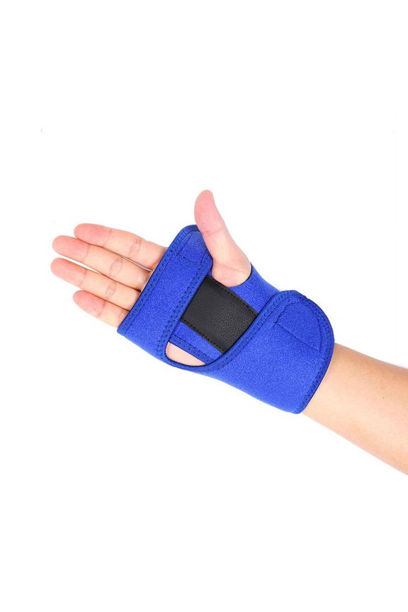 Wrist Brace - Carpal Tunnel Hand Compression Support Wrap for Men, Women, Tendinitis, Bowling, Sports Injuries Pain Relief - Removable Splint - Universal Ergonomic Fit