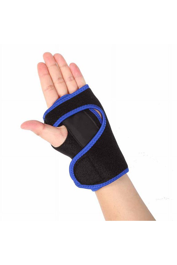 Wrist Brace - Carpal Tunnel Hand Compression Support Wrap for Men, Women, Tendinitis, Bowling, Sports Injuries Pain Relief - Removable Splint - Universal Ergonomic Fit