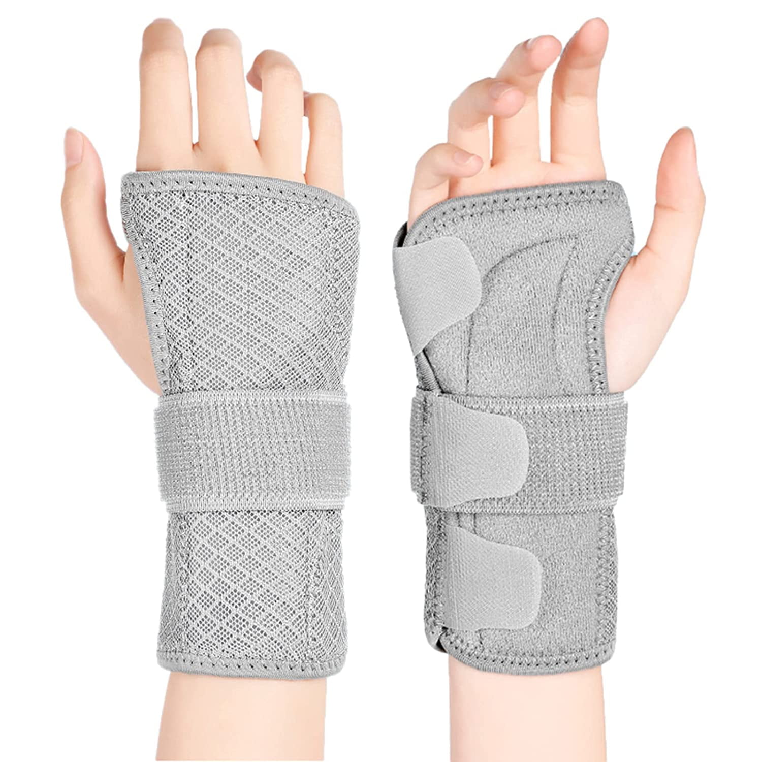 Wrist Brace Carpal Tunnel Pain Relief,Left and Right Hand for Men Women ...