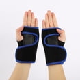 thumbnail image 1 of Wrist Brace for Carpal Tunnel Relief Night Support with Soft Pad, Hand Brace  for Women Men Work, Adjustable Wrist Splint Fit Left Right Hand for Arthritis, Tendonitis, Right and Left Hand Blue, 1 of 9