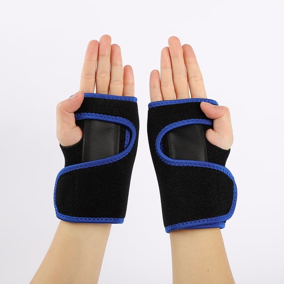 Wrist Brace for Carpal Tunnel Relief Night Support with Soft Pad, Hand Brace for Women Men Work, Adjustable Wrist Splint Fit Left Right Hand for Arthritis, Tendonitis, Right and Left Hand Blue