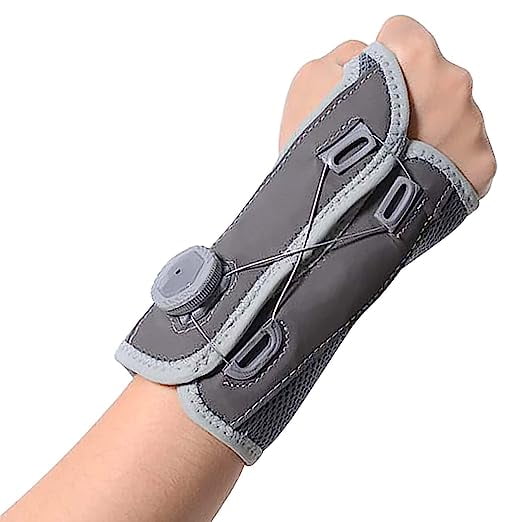 Wrist Brace for Carpal Tunnel Relief, Wrist Support Brace Sleeping with Splints, Adjustable Arm