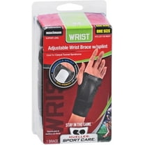 Wrist Brace With Splint One Size Black [300] 1 Each