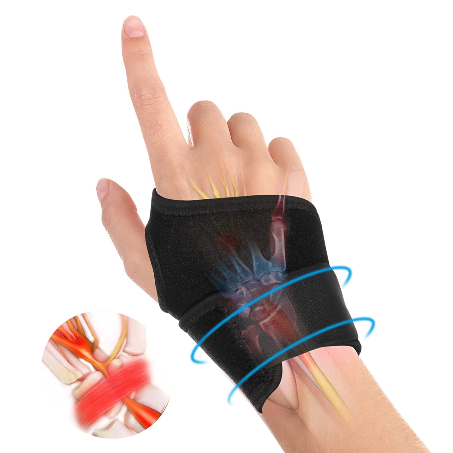 Wrist Brace for Work Men Adjustable Wrist Support for Tendinitis and