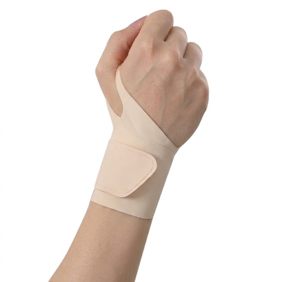 Wrist Brace with Thumb Loop Breathable Elastic Compression Wrist Wrap for Fitness Typing Sports & Daily Joint Stability