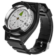 Wrist Compass for Hiking Camping, Adjustable Strap Outdoor Navigation Tool, Easy-to-Read Precision Compass for Mountaineering Boating Mothers Day Fathers Day Gift