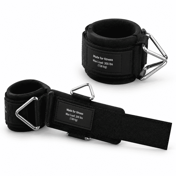 Wrist Cuffs Support - Cable Attachments For Gymhine Workout Adjustable Straps Weightlifting With Sturdy Buckle Neoprene Padding St