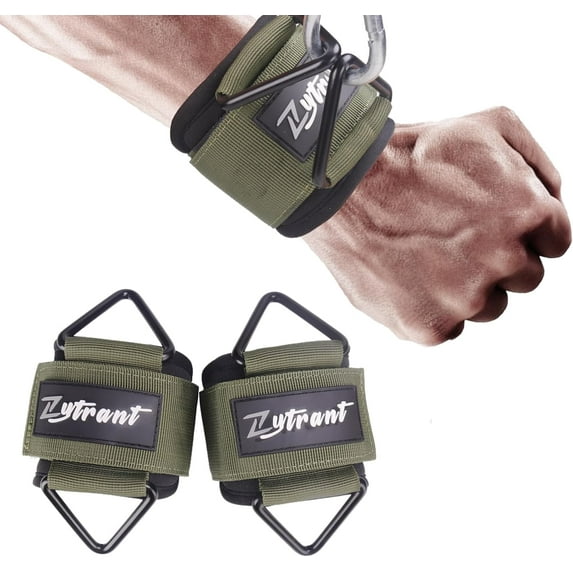 Wrist Cuffs for Cables Gym, Lifting Cuffs Wrist Straps for Cable Machines Strength Training Equipment