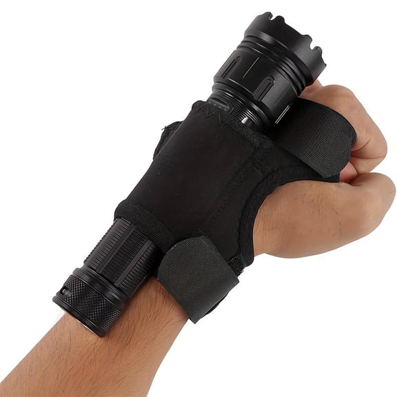 Wrist Flashlight Holder, Diving Flashlight Arm Bracket, Universal Flashlight Strap, Suitable for Hunting, Diving, Outdoor Hiking, And Cycling