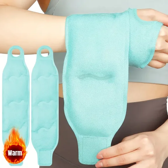 Wrist Ice Pack Wrap for Carpal Tunnel Relief, Reusable Gel Wrist Brace Hot Cold Compress for Hand Forearm Pain, Injuries, Arthritis, Surgery Gift, 1 Packs