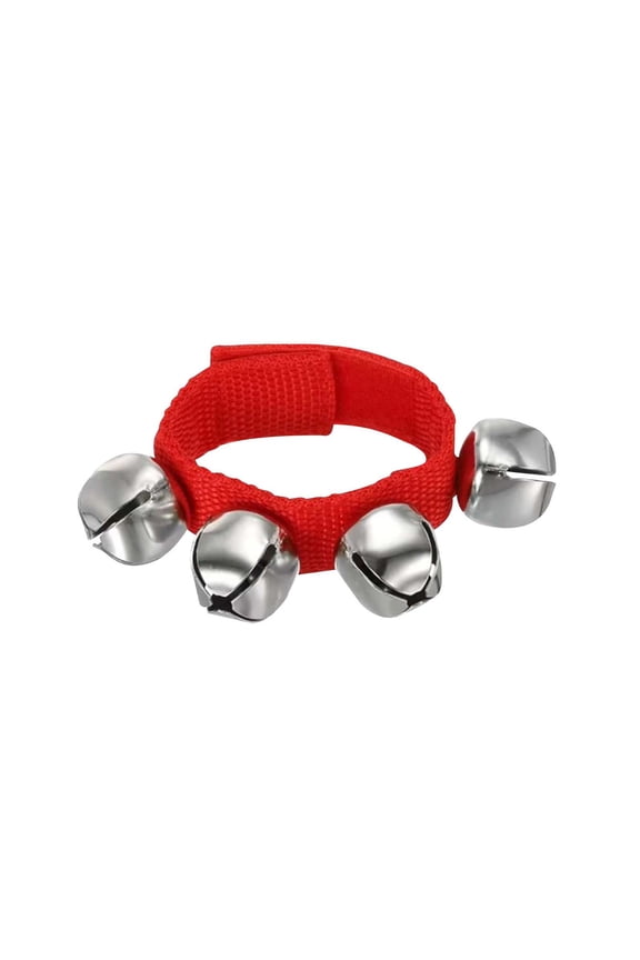 Wrist Jingle Bells Ankle Bells Musical Bracelet Set, Adjustable Percussion Instrument for Party Music Dance and Christmas Celebrations, Fun Interactive Entertainment for Adults and Teens Use