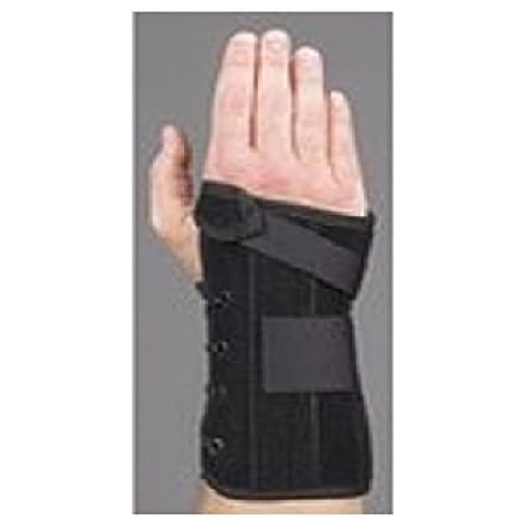 Wrist Lacer, 8" Black - X-Small Right