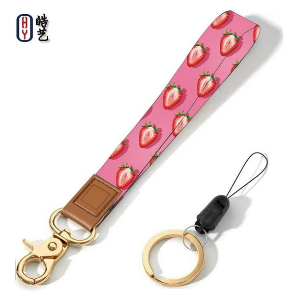 Wrist Lanyard Key Chain, Cute Wristlet Strap Keychain Holder for Women Men Car Keys ID Badges Card Wallet Phone Camera