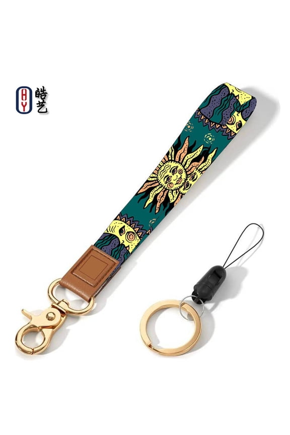 Wrist Lanyard Key Chain, Cute Wristlet Strap Keychain Holder for Women Men Car Keys ID Badges Card Wallet Phone Camera