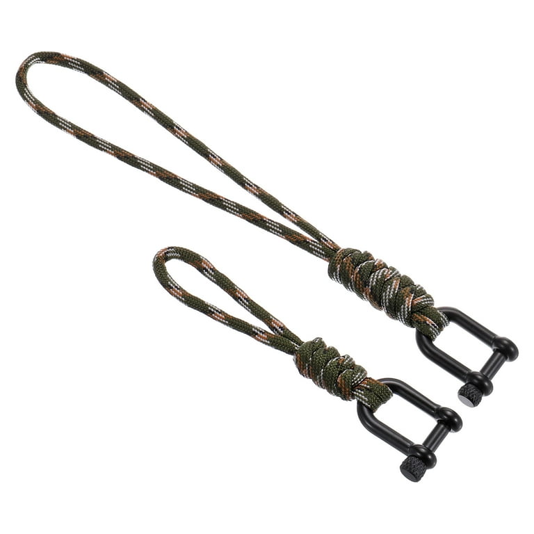 Wrist Lanyard with D Ring Screw in Shackle Badge Cord Keychain U