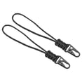 thumbnail image 1 of Wrist Lanyard with Sling Clip, Badge Cord Keychain Strap for Keys Whistle Badge Holder, Black, 2 Pack, 1 of 5