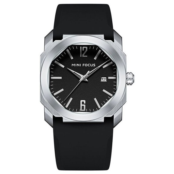 Wrist Men's Quartz Watch Luxury Quartz Waterproof Silicone Strap