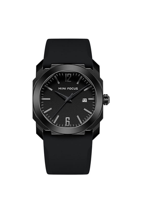Wrist Men's Quartz Watch Luxury Quartz Waterproof Silicone Strap