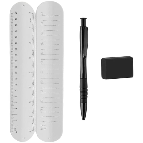 Wrist Notepad Silicone Memo Wristbands, Reusable Wearable Writable Erasable Bracelet Notepad, Memo Watchband for Students, Adults, Daily Study, Work, Reminders