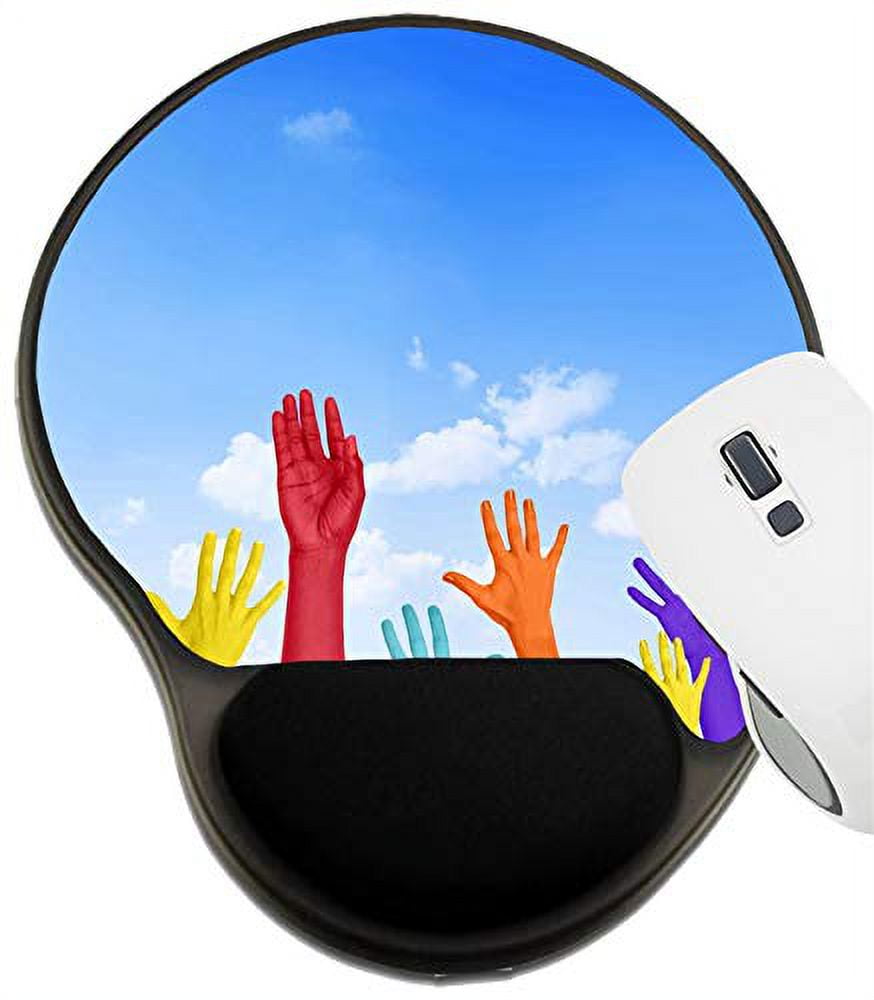 Wrist Protected Mouse Pads, With Wrist Support, Image ID 31309840