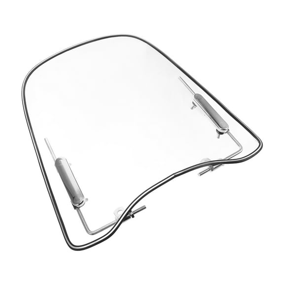 Transparent Motorcycle Windshield 42x41x5 cm Scooter Accessory for Men, Protective Screen