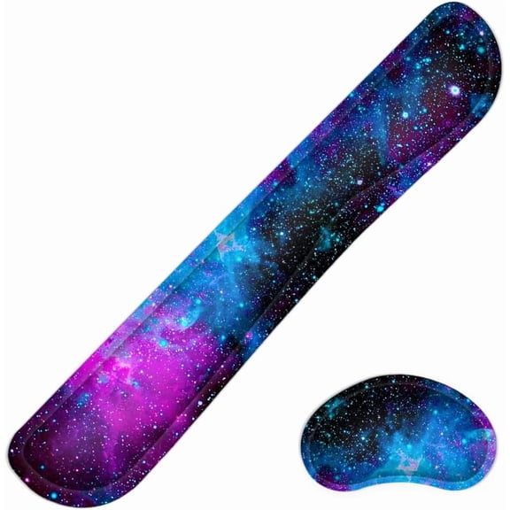 Wrist Rest for Computer Keyboard and Mouse Pad Support Memory Foam Set Ergonomic Lightweight Anti-Skid Wrist Cushion for Office Gaming Laptop Mac (MPH-KM39)