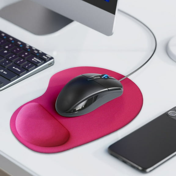 Wrist Rest Mouse Pad,Ergonomic Mouse Pad with Wrist Rest, Gel Wrist Support Mousepad, Non-Slip Mouse Pads for Office & Home
