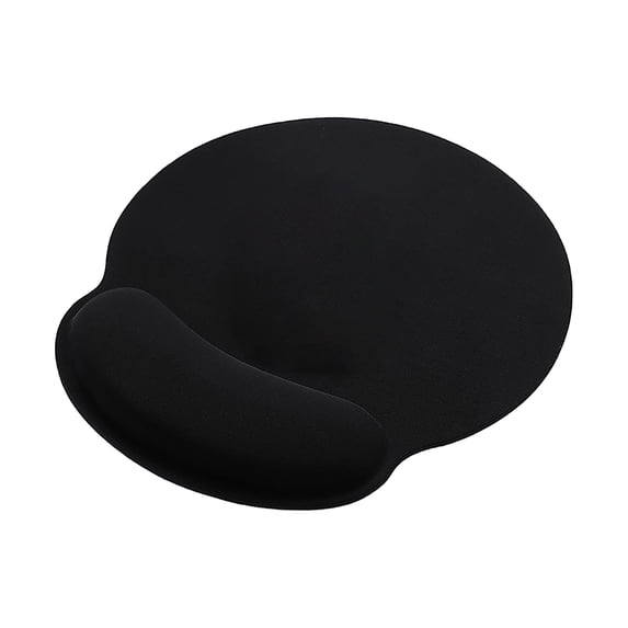 Wrist Rest Mouse Pad, Non Slip Rubber Base Ergonomic Support Mat Soft Foam Cushioning for Office Work Desktop Computer Laptop Gaming Accessories Pressure Relief Comfort