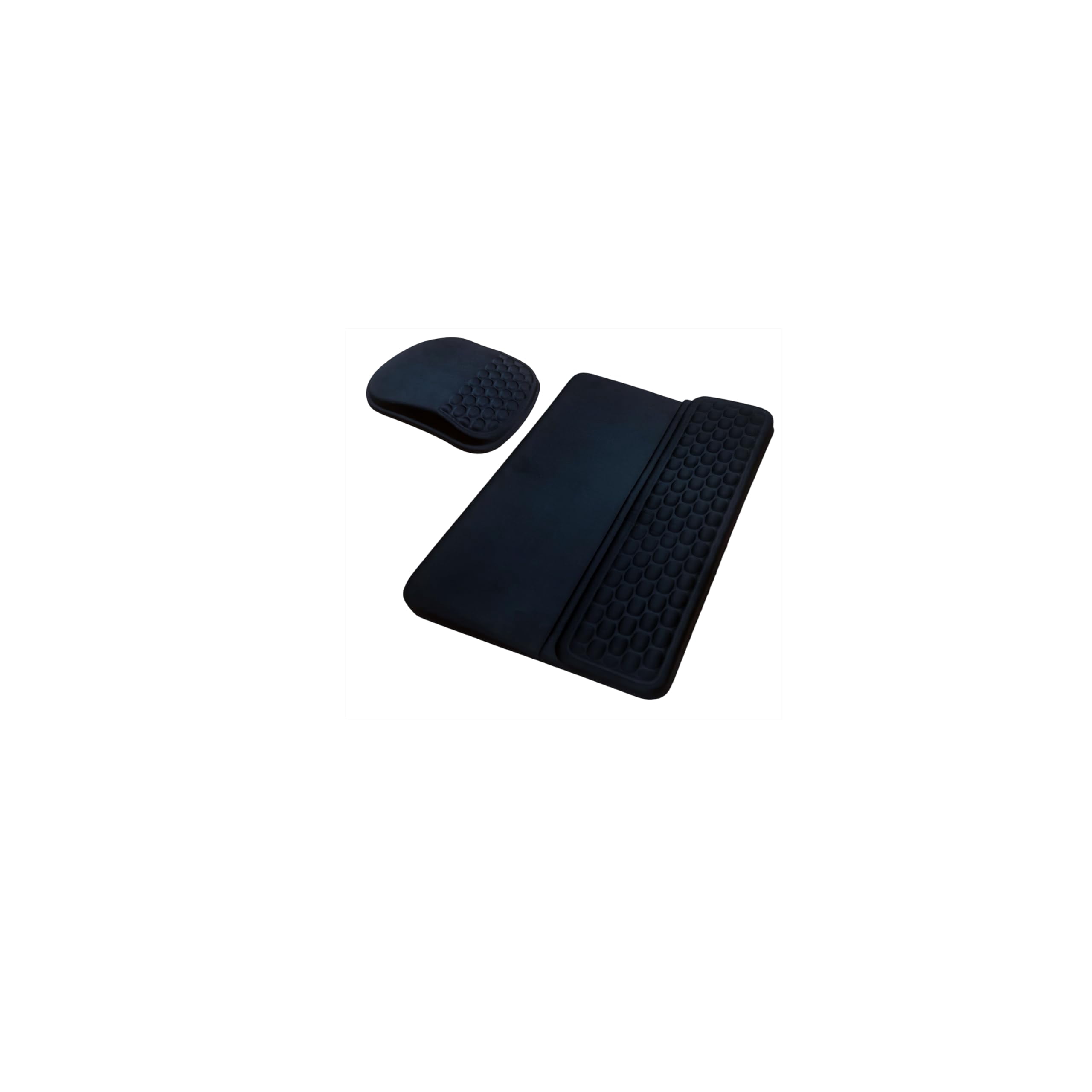 Wrist Rest -ergonomic Stand With Rest- Carpal Tunnel Massage Bumps And Full Memory Gel Design - Ideal Frequent Computer (black)