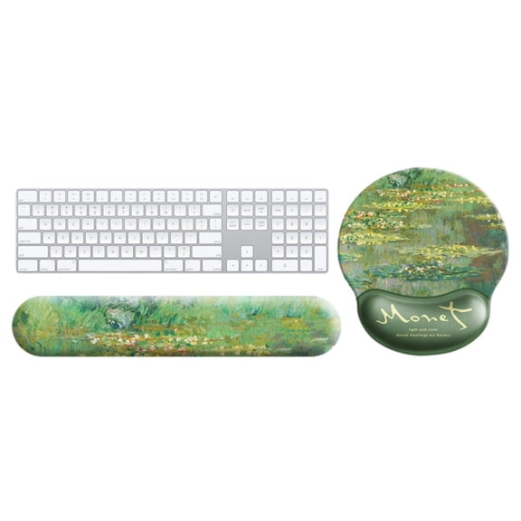 Wrist Rest for Computer Keyboard Arm Wrist Base Extended Rest Ergonomic Memory Foam Typing