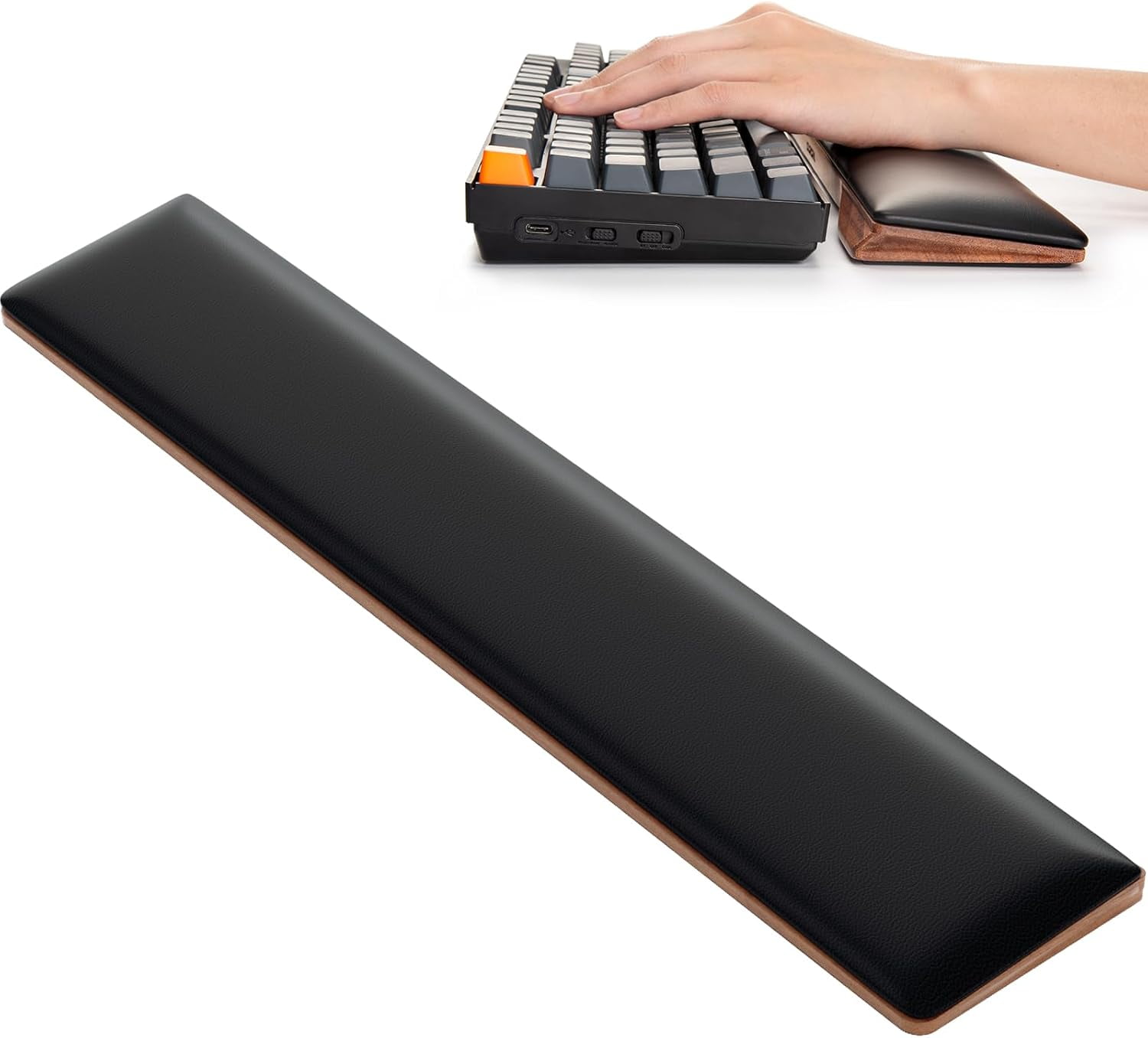 Wrist Rest for Computer Keyboard Ergonomic Memory Foam Wrist Pad with ...