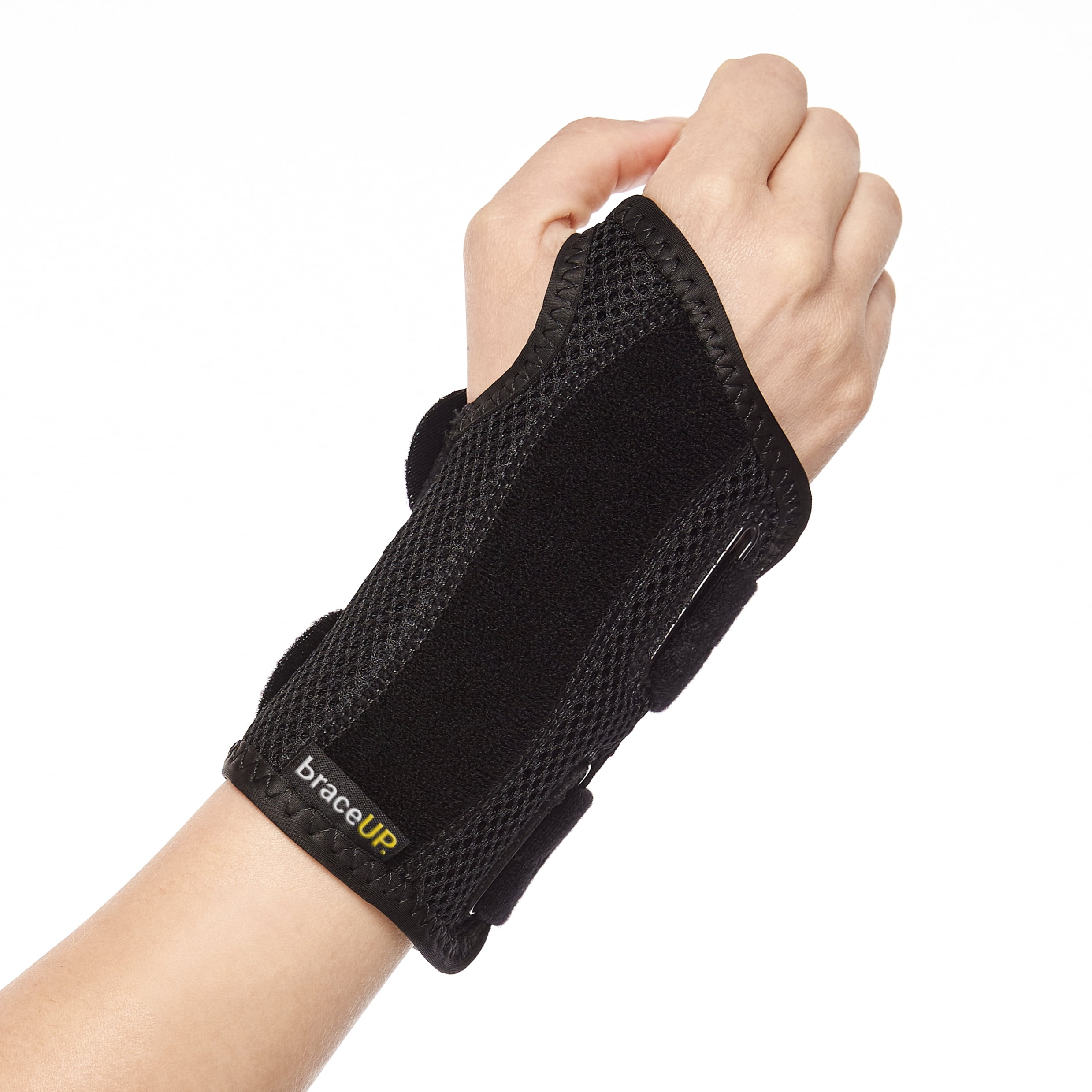 Wrist Splint for Carpal Tunnel by BraceUP - Wrist Support for Women and Men, Wrist Brace for Pain Relief and Arthritis (Right L/XL)