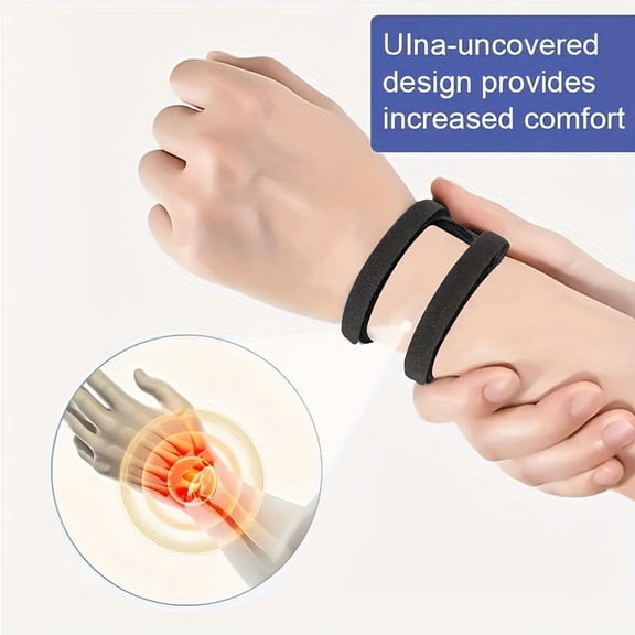 Wrist Stabilizer Brace, Adjustable Wrist Compression Support, Breathable Wrist Wrap for Fitness, Sports Training, Gym Workouts and Everyday Activities