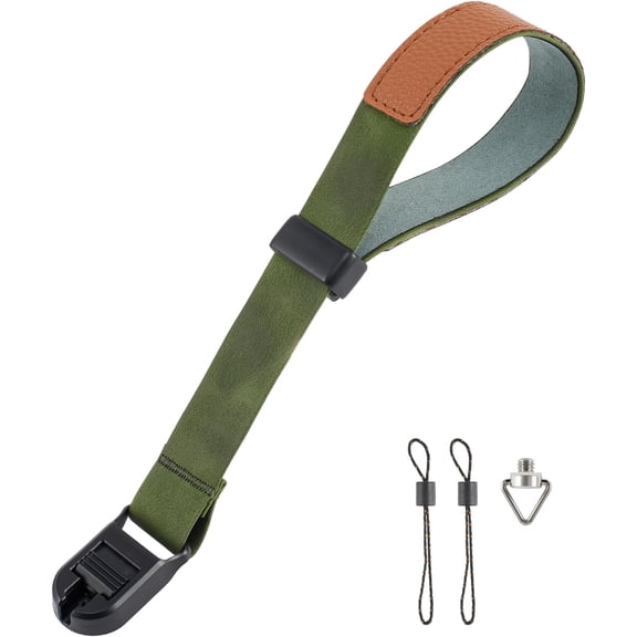 Wrist Strap Lanyard For Insta 360 Go X5 X4 Adjustable Camera Leather 1/4" Screw Compatible With DSLR for Action 6 5 4 Nano Pocket 3 For Hero 13 Accessories