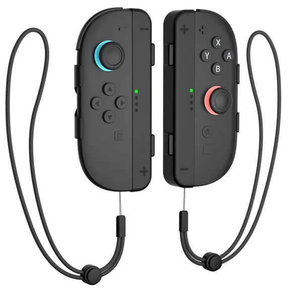 Wrist Strap for Switch 2 Joycon 2025 – 2 Pack Switch2 Parts Accessories Controller Attachments for Switch 2 2025 Joy Con Controller,Black