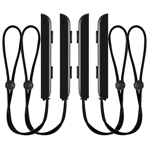 Wrist Strap for Switch Controller 4 Pack Black Compatible Wrist nintendo Joycon Lanyard Replacement Accessories for Controller (4*Black)